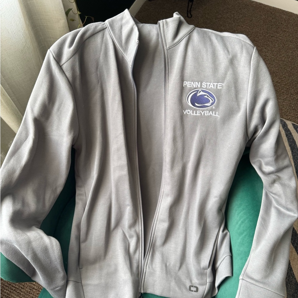 Penn State unisex grey zip up